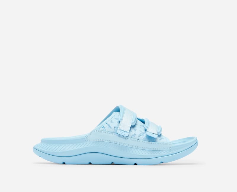 HOKA Ora Luxe Recovery Shoes in Summer Song/Ice Flow, Size M3.5/ W4.5