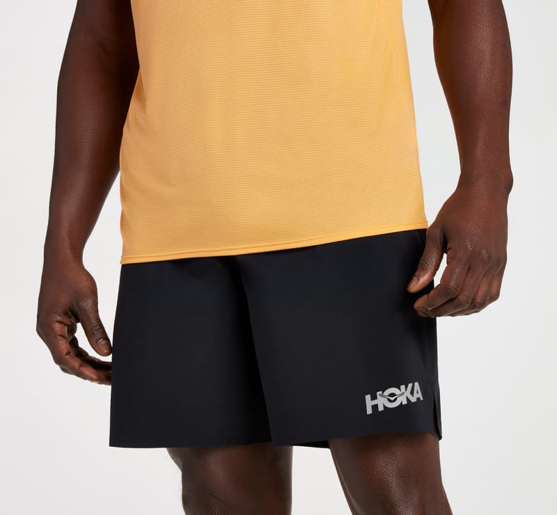HOKA Men's Active Short in Black, Size XL