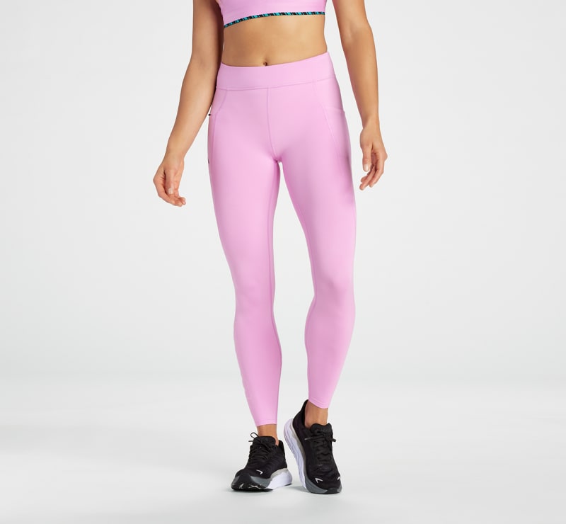 hoka performance tight pour femme en cyclamen taille m | leggings de sport