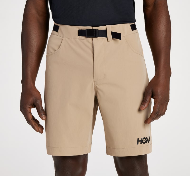 HOKA Men's Sky Shorts in Dune, Size Small