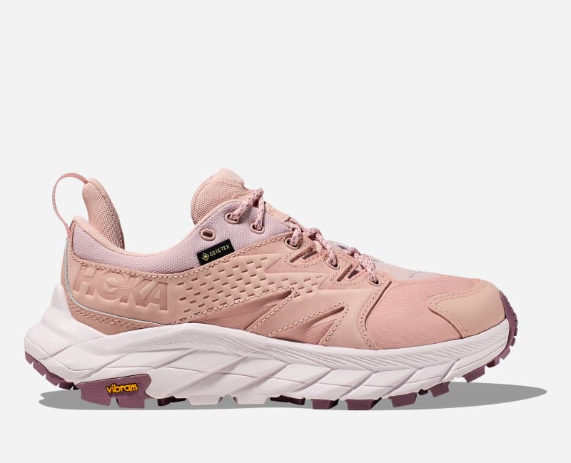 HOKA Anacapa Low GORE-TEX Hiking Shoes in Peach Whip/Wistful Mauve, Size M10/ W10.5