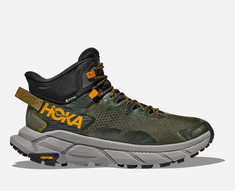 HOKA Men's Trail Code GORE-TEX Hiking Shoes in Duffel Bag/Avocado, Size 6.5