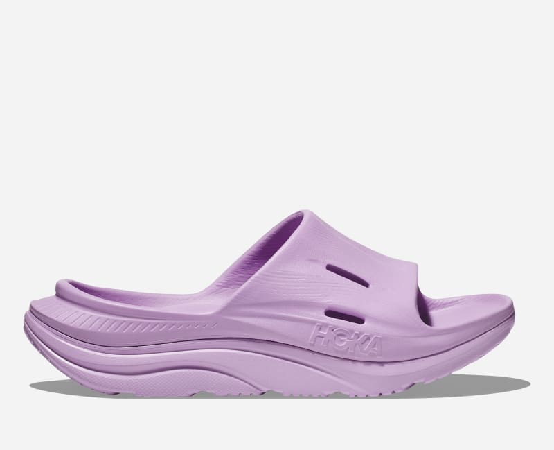 HOKA Ora Recovery Slide 3 sko i violet bloom, størrelse: M44/ W45 1/3