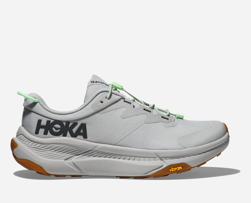 HOKA Transport Chaussures pour Homme en Harbor Mist/Lime Glow Taille 40 2/3 | Randonnée