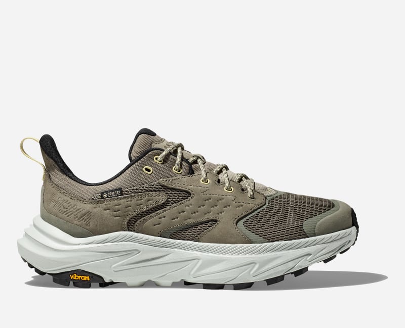 HOKA Anacapa 2 Low GORE-TEX tursko i farger olive haze/mercury, størrelse: 44 2/3