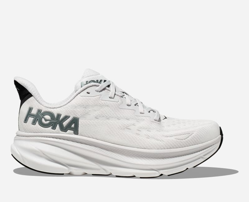 HOKA Clifton 9 tursko i farger nimbus cloud/steel wool, størrelse: 47 1/3