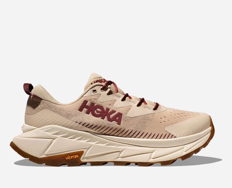 HOKA Skyline-Float X Shoes in Shifting Sand/ Eggnog, Size 39 1/3
