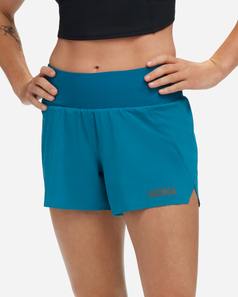 HOKA 10 cm Short für Damen in Deep Lagoon Größe L | Shorts