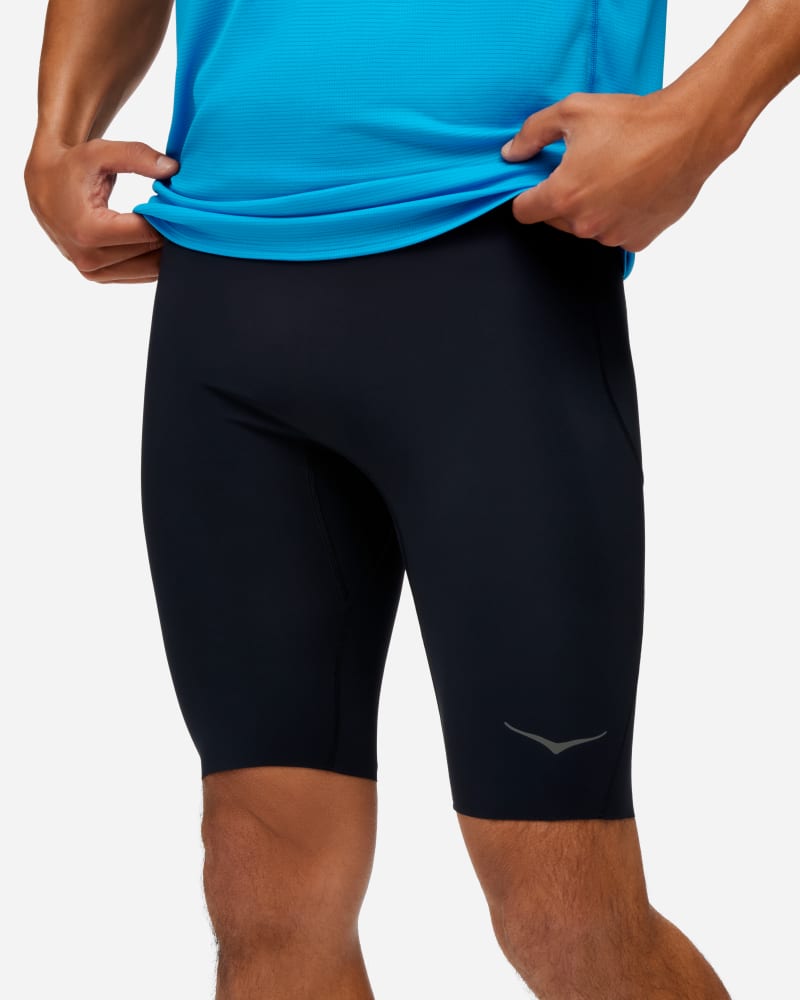 HOKA Leggings Novafly corti per Uomo in Black Taglia XL | Pantaloni Aderenti