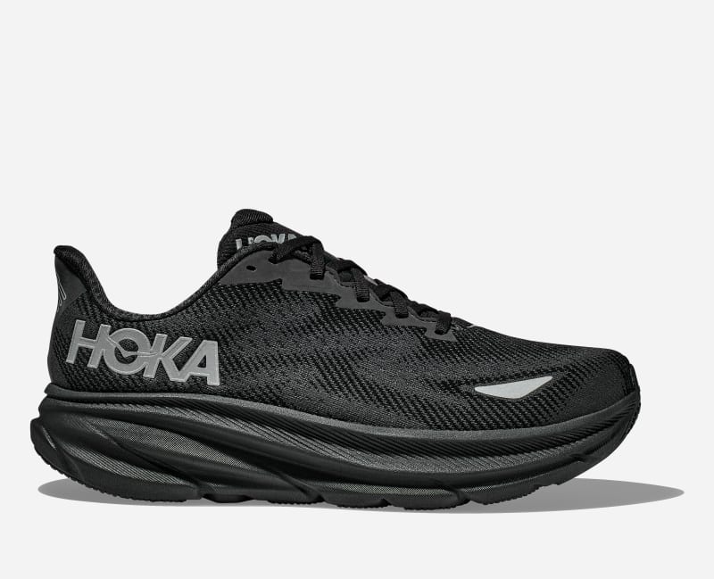 HOKA Women's Clifton 9 GORE-TEX Running Shoes in Black, Size 7.5 product