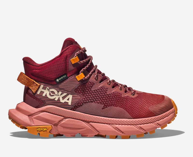 HOKA Women's Trail Code GORE-TEX Running Shoes in Hot Sauce/Earthenware, Size 8.5 product