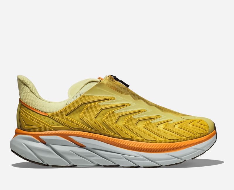 HOKA Project Clifton Schuhe in Golden Lichen/Celery Root | Lifestyle - 1127924-GLCR