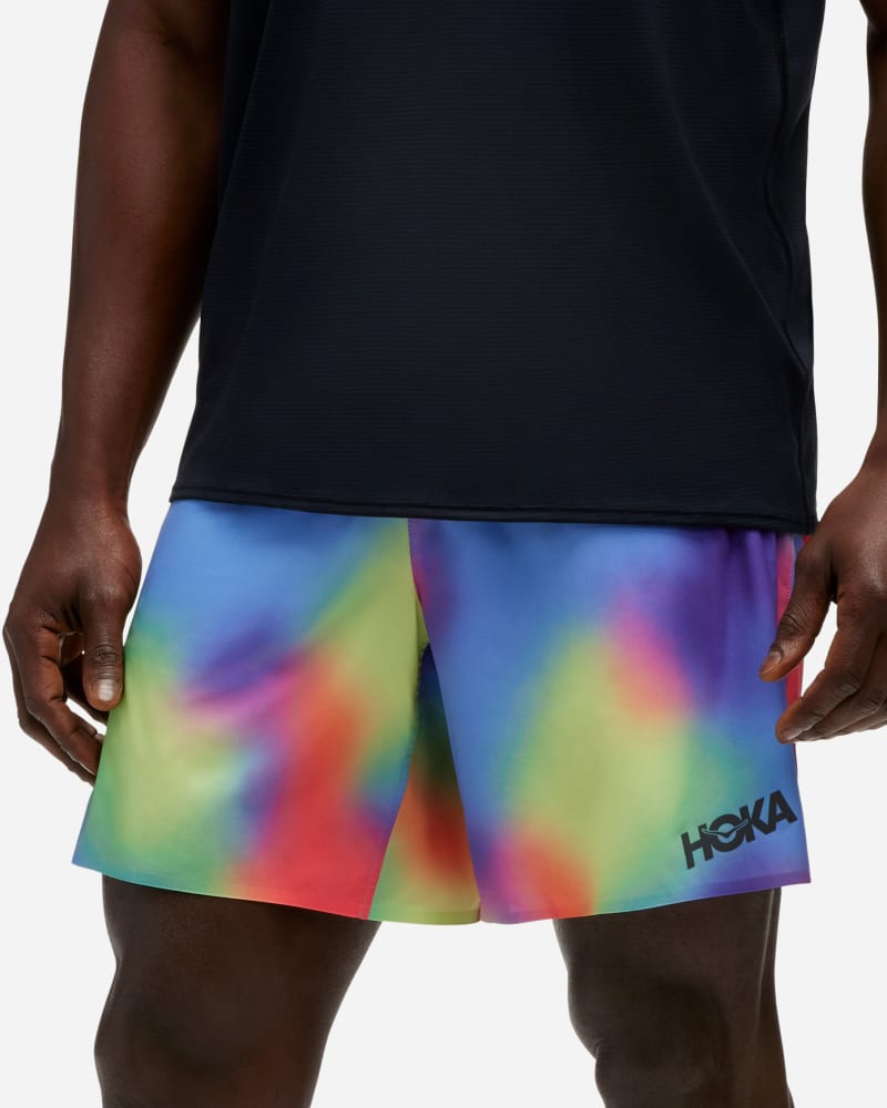 HOKA Men's 7" Short in Multi, Size XS