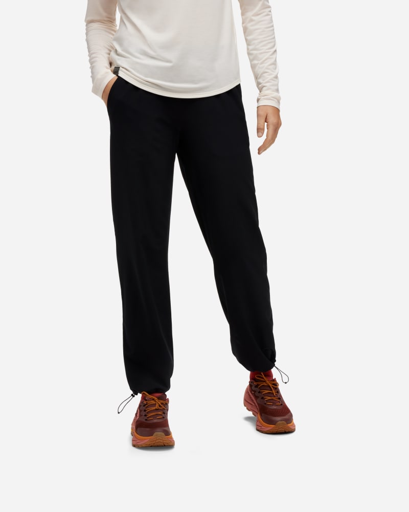 HOKA Jogger Active in tessuto per Donna in Black Taglia L | Pantaloni