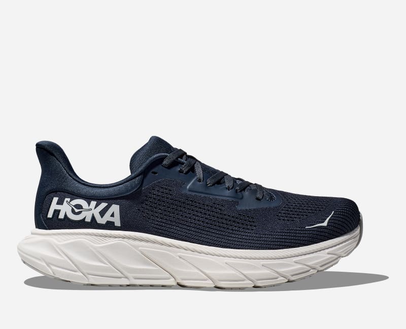 HOKA Arahi 7 Schuhe für Herren in Outer Space/White Größe 46 2/3 | Straße