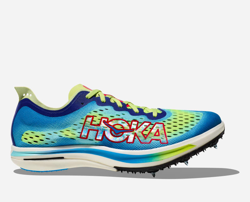 HOKA Cielo FLYX løpesko i farger lettuce/virtual blå, størrelse: M46/ W46 2/3