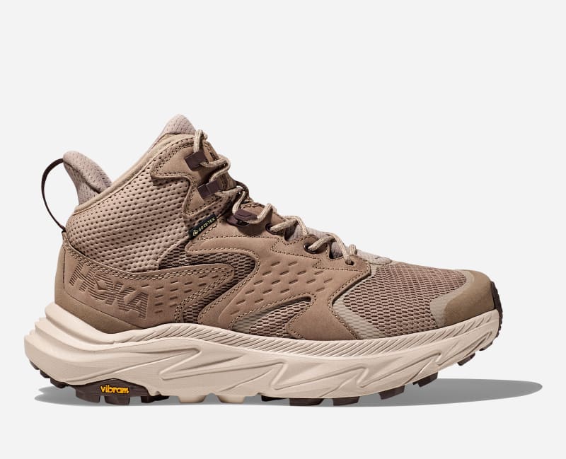 HOKA Men's Anacapa 2 Mid GORE-TEX Hiking Shoes in Dune/Oxford Tan, Size 10.5