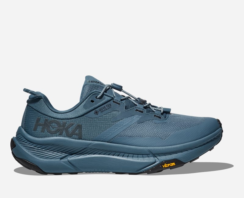 HOKA Men's Transport GORE-TEX Shoes in Real Teal/Real Teal, Size 40 2/3