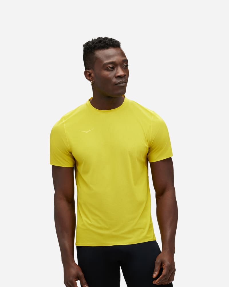 HOKA Men's Airolite Run Top in Aura, Size XXL