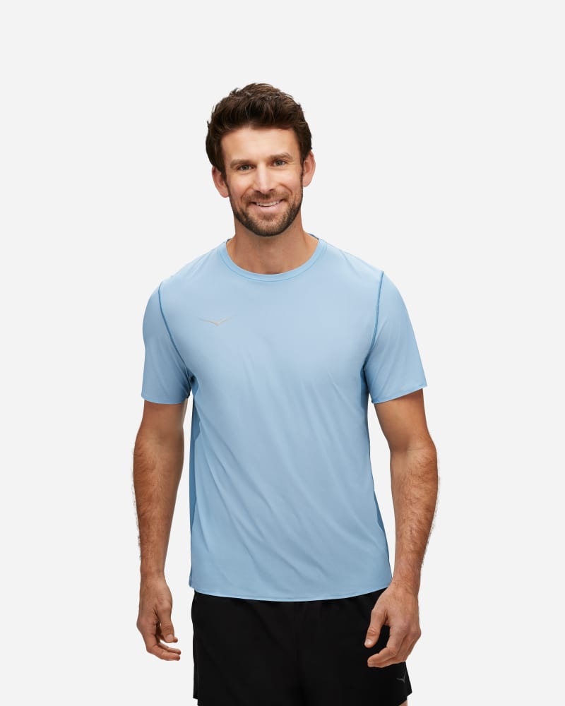 HOKA Airolite Run-top voor Heren in Dusk, maat XL | Shirts Met Korte Mouwen