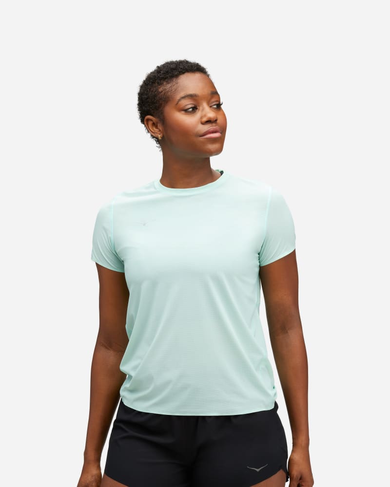 HOKA Women's Airolite Run Top in Cloudless, Size Small