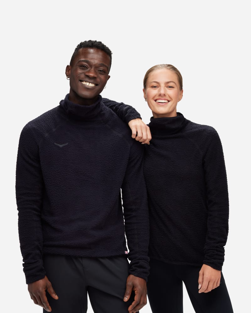 HOKA Basecamp Thermal Midlayer in Black, Size Small