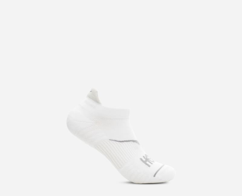 HOKA Chaussettes de running invisibles en White Taille M
