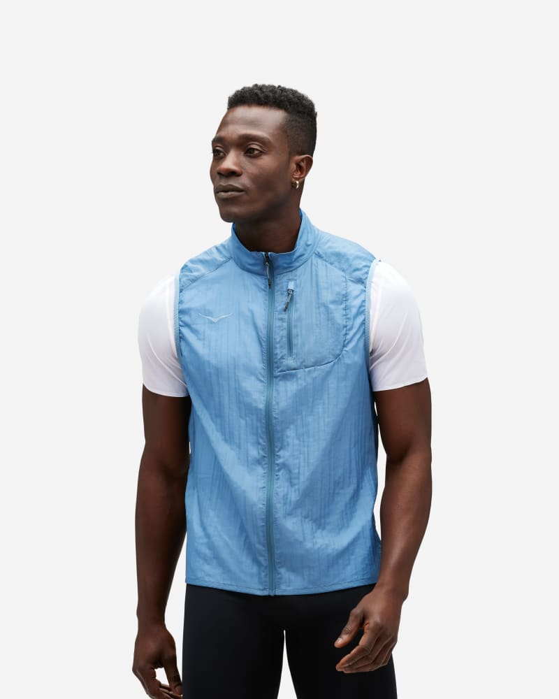 HOKA Skyflow-bodywarmer voor Heren in Shadow, maat XL | Jassen