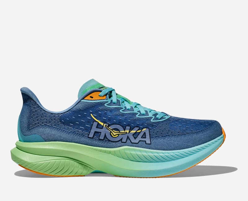 HOKA Men's Mach 6 Road Running Shoes in Dusk/Shadow, Size 12.5