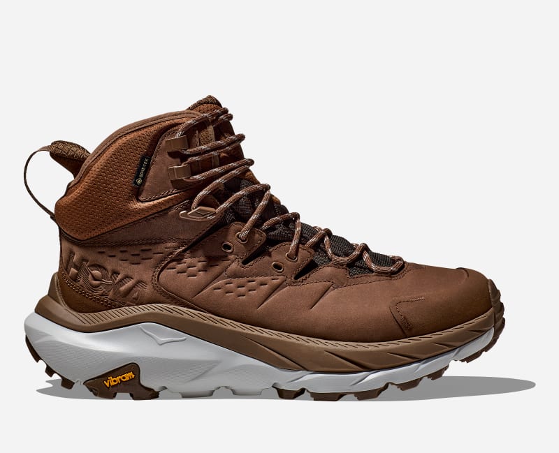HOKA Kaha 2 GORE-TEX Chaussures pour Homme en Dark Brown/Harbor Mist Taille 46 2/3 | Randonnée