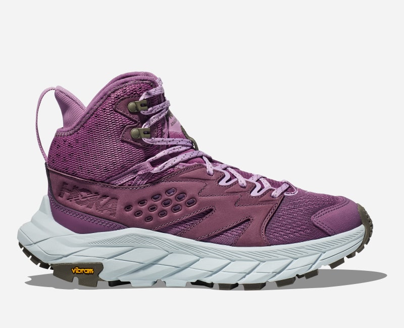 HOKA Anacapa Breeze Mid Schuhe für Damen in Amethyst/Illusion Größe 40 | Wandern
