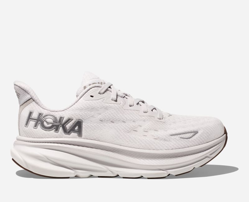 HOKA Clifton 9 tursko i farger nimbus cloud/hvit, størrelse: 36