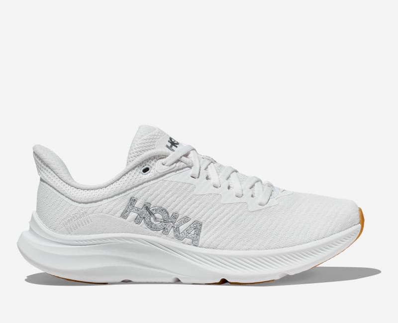HOKA Men's Solimar Shoes in White/White, Size 12.5