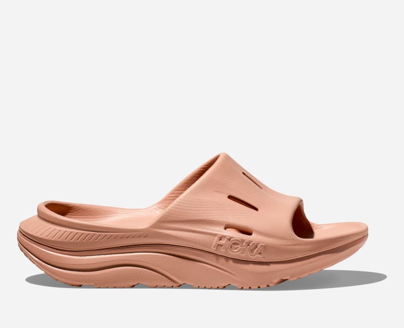 HOKA Ora Recovery Slide 3 Schuhe in Sandstone/Sandstone Größe M45 1/3/ W46 2/3 | Freizeit