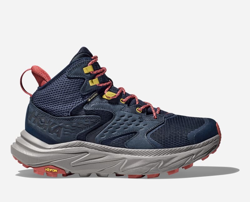 HOKA Men's Anacapa 2 Mid GORE-TEX Hiking Shoes in Outer Space/Grey, Size 12.5