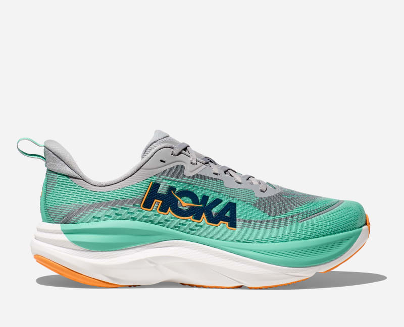 HOKA Men's Skyflow Road Running Shoes in Stellar Grey/Shoreline, Size 12