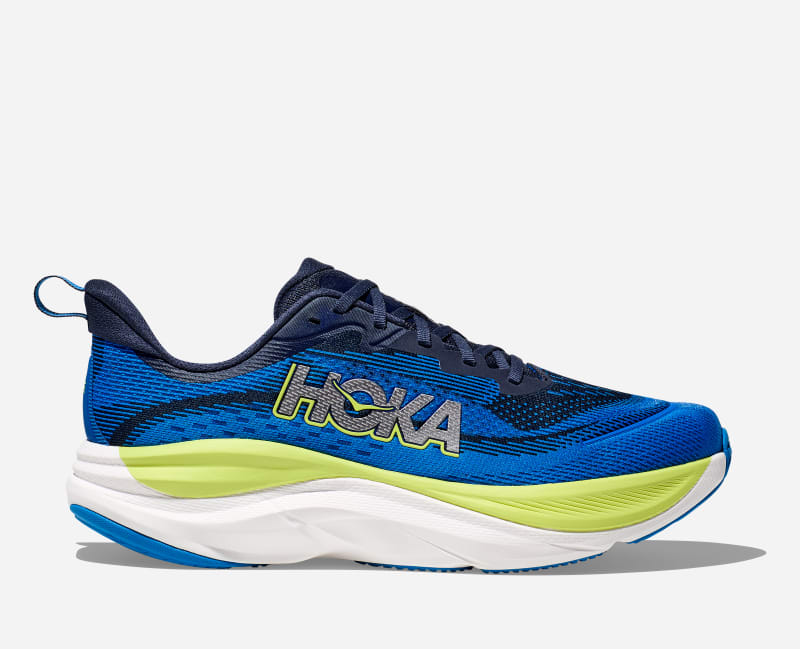 HOKA Skyflow løpesko i farger varsity navy/electric cobalt, størrelse: 42