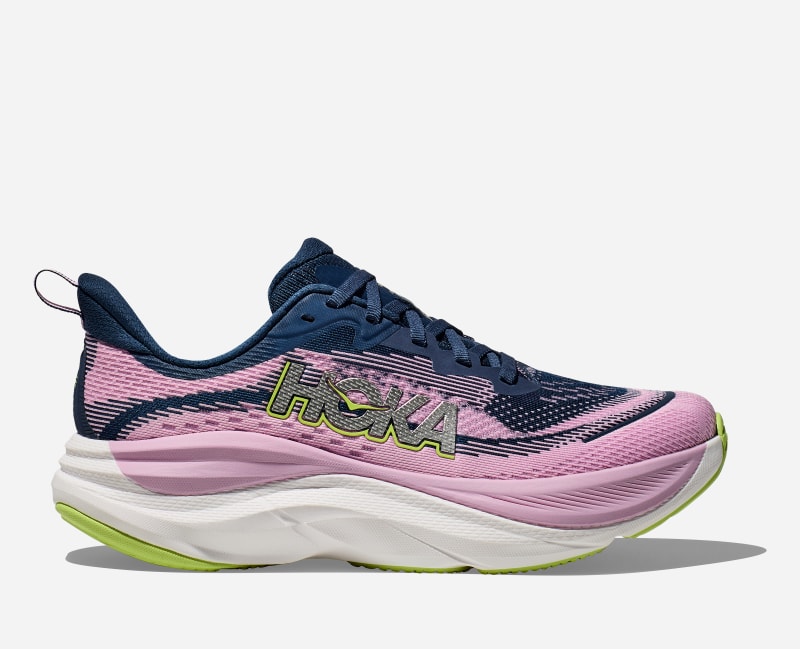 HOKA Women's Skyflow Road Running Shoes in Midnight/Pink Twilight, Size 8 W
