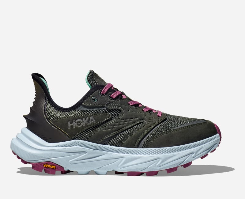 HOKA Women's Anacapa 2 Freedom Hiking Shoes in Outer Orbit/Overcast, Size 6
