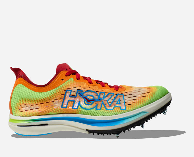 HOKA Cielo FLYX løpesko i farger solar flare/cerise, størrelse: M44 2/3/ W45 1/3