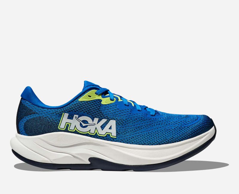 HOKA Men's Rincon 4 Shoes in Electric Cobalt/Varsity Navy, Size 47 1/3