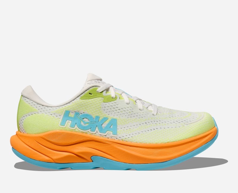 HOKA Rincon 4 Schuhe für Herren in Frost/Lettuce Größe 46 2/3 | Straße