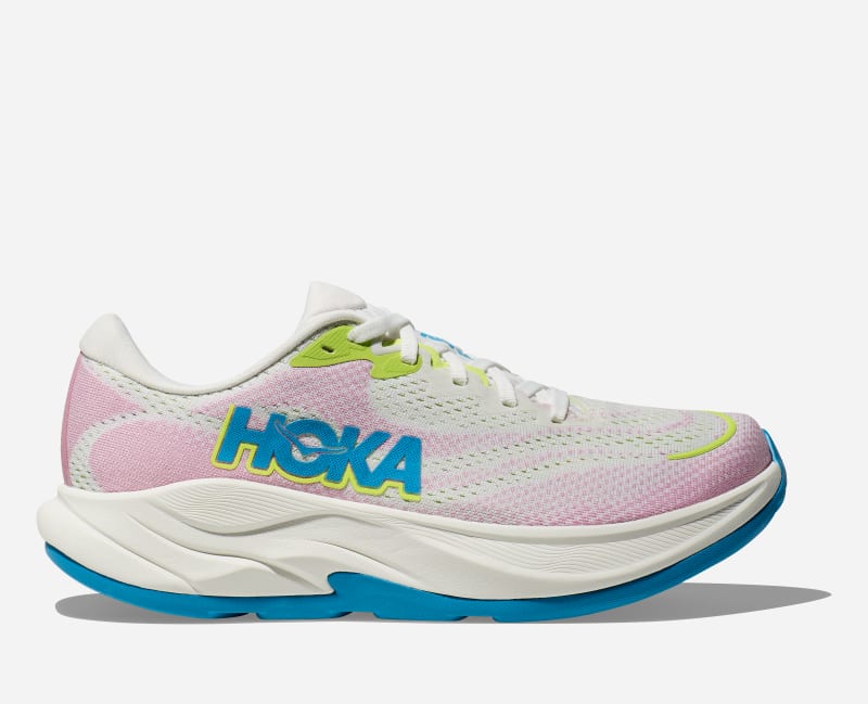 HOKA Women's Rincon 4 Shoes in Frost/Pink Twilight, Size 36 2/3 W