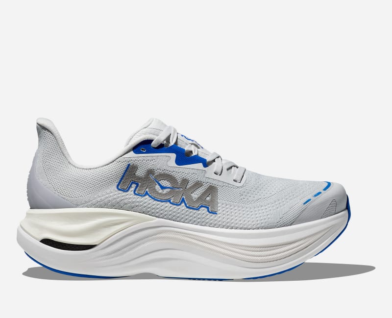 HOKA Men's Skyward X Shoes in Cosmic Grey/Silver, Size 12