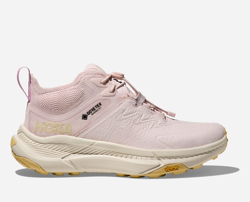 HOKA Transport Chukka GORE-TEX Chaussures pour Femme en Cosmic Pearl/Oat Milk Taille 42 2/3 | Randonnée