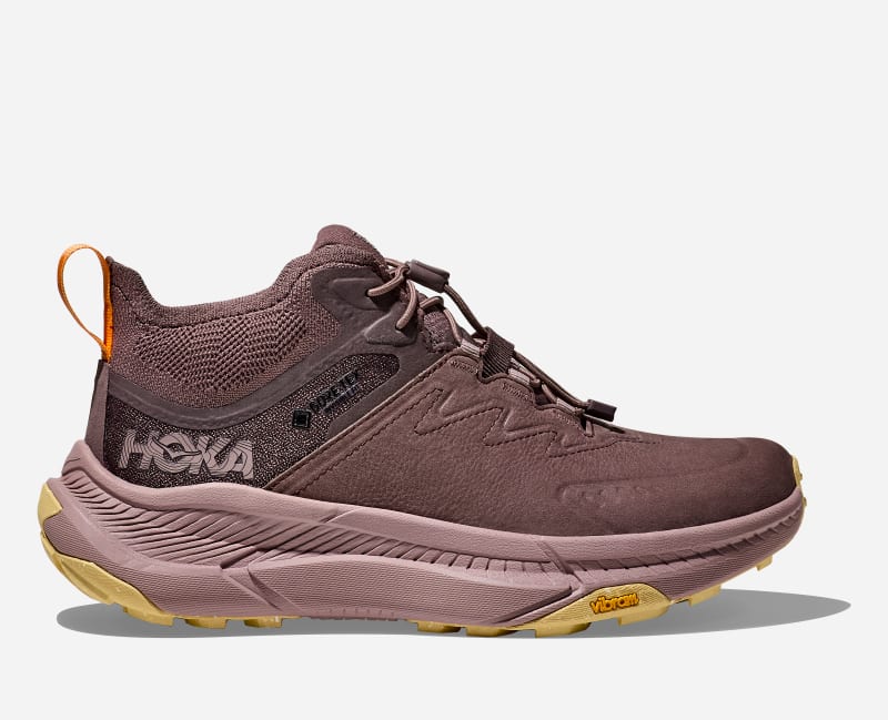 HOKA Women's Transport Chukka GORE-TEX Hiking Shoes in Smoky Quartzite/Quartzite, Size 4