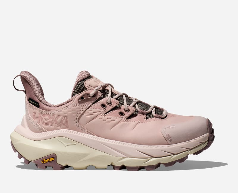 HOKA Women's Kaha 2 Low GORE-TEX in Cosmic Pearl/Oat Milk, Size 36 2/3