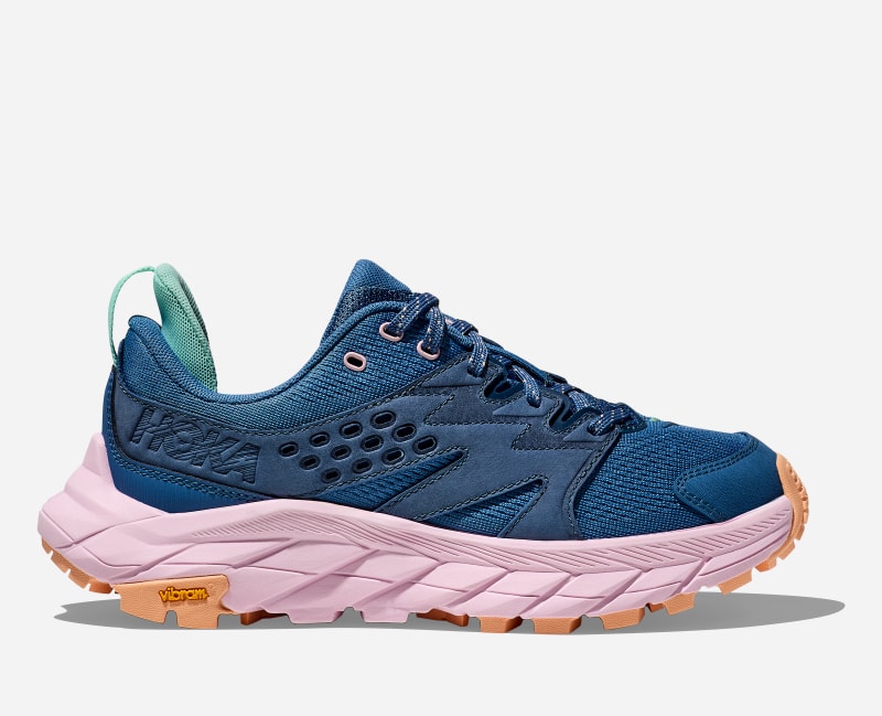 HOKA Anacapa Breeze Low Schuhe für Damen in Foggy Night/Pale Rose Größe 38 2/3 | Wandern