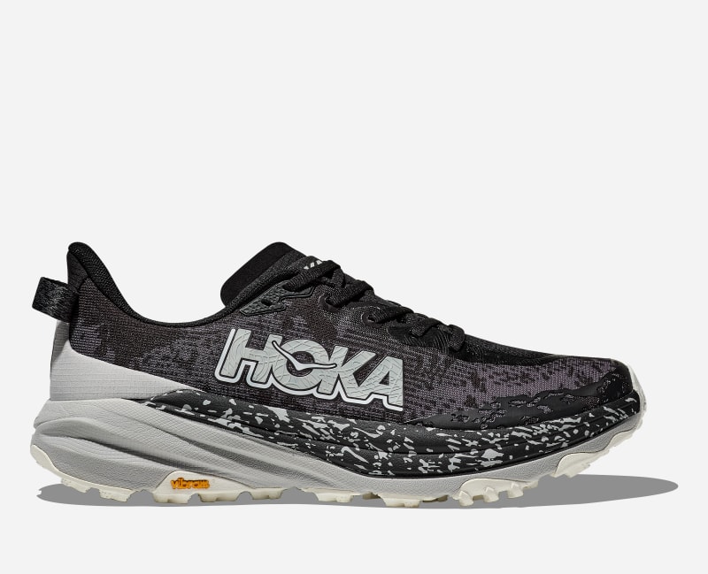 HOKA Speedgoat 6 Chaussures pour Homme en Black/Stardust Taille 41 1/3 | Trail
