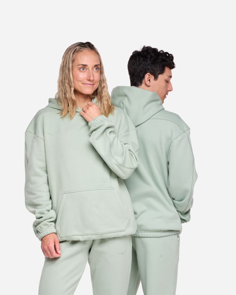 Hoka Essential Hoodie in Aloe Vera, Size XS